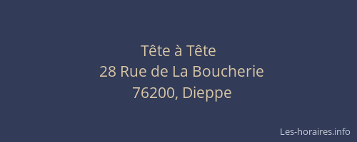 Tête à Tête
