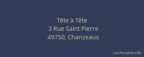 Tête à Tête