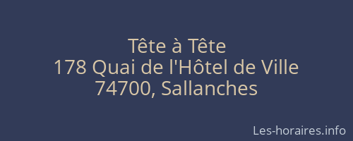 Tête à Tête