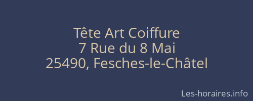 Tête Art Coiffure