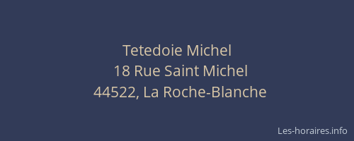 Tetedoie Michel