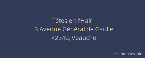 Têtes en l'Hair