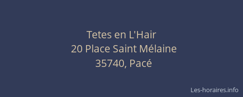 Tetes en L'Hair