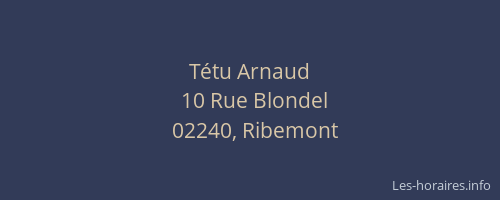 Tétu Arnaud