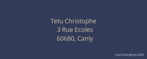 Tetu Christophe