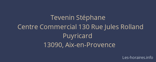 Tevenin Stéphane