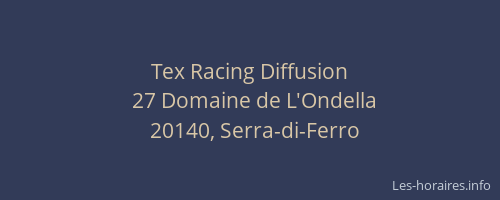 Tex Racing Diffusion