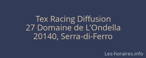 Tex Racing Diffusion