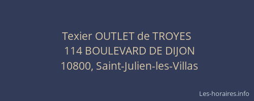 Texier OUTLET de TROYES