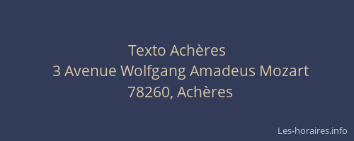 Texto Achères