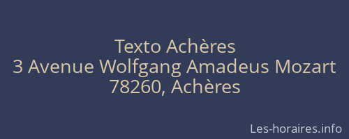 Texto Achères