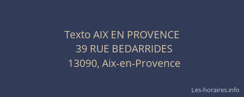 Texto AIX EN PROVENCE