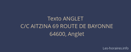 Texto ANGLET