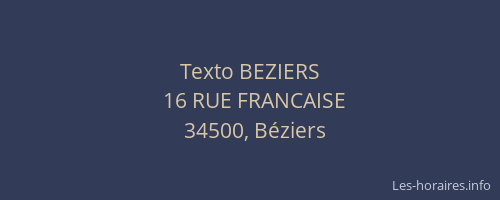 Texto BEZIERS