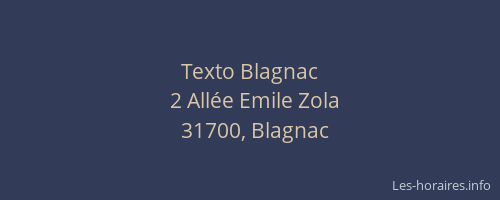 Texto Blagnac