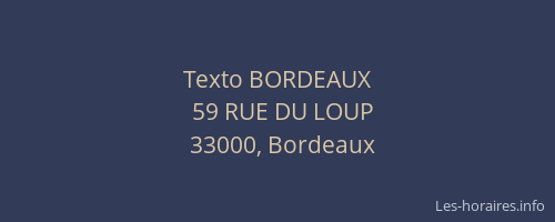 Texto BORDEAUX