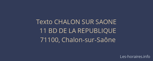 Texto CHALON SUR SAONE