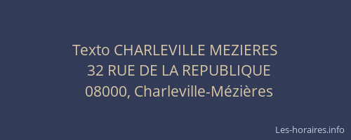 Texto CHARLEVILLE MEZIERES