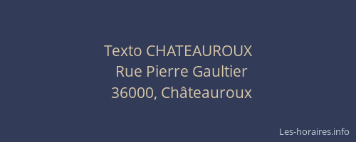 Texto CHATEAUROUX