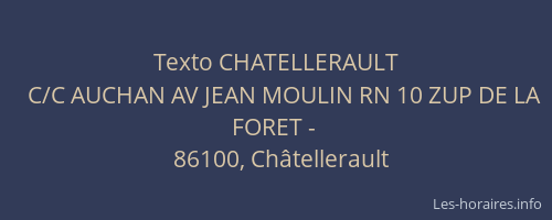 Texto CHATELLERAULT