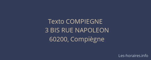Texto COMPIEGNE