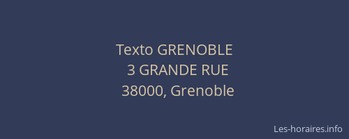Texto GRENOBLE