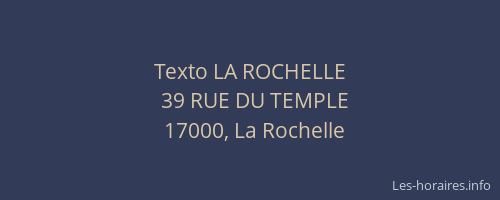 Texto LA ROCHELLE