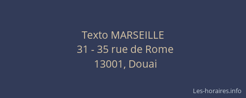 Texto MARSEILLE