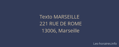 Texto MARSEILLE