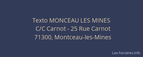 Texto MONCEAU LES MINES