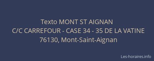 Texto MONT ST AIGNAN