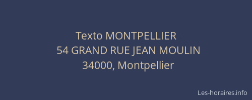 Texto MONTPELLIER
