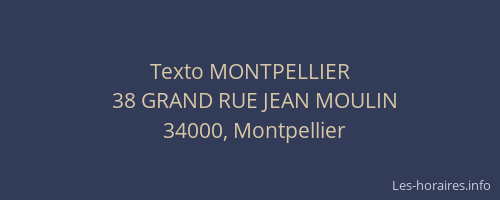 Texto MONTPELLIER