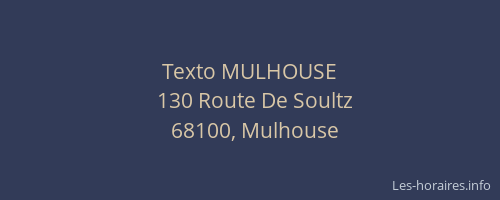 Texto MULHOUSE
