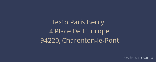 Texto Paris Bercy