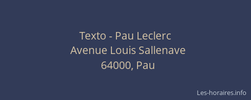 Texto - Pau Leclerc