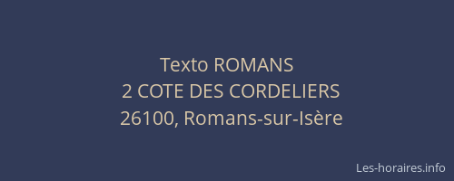 Texto ROMANS