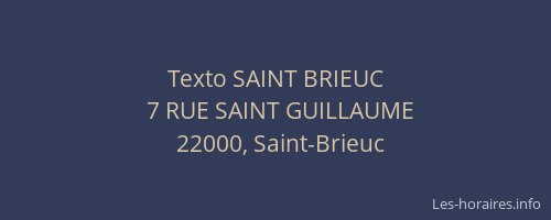 Texto SAINT BRIEUC