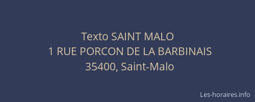Texto SAINT MALO