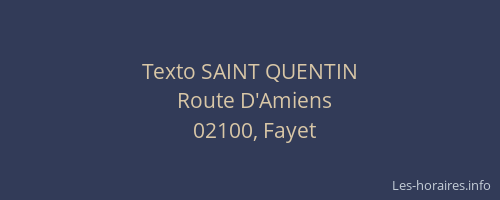 Texto SAINT QUENTIN