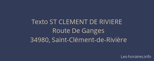 Texto ST CLEMENT DE RIVIERE