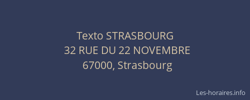 Texto STRASBOURG
