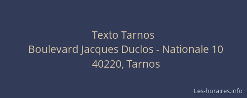 Texto Tarnos