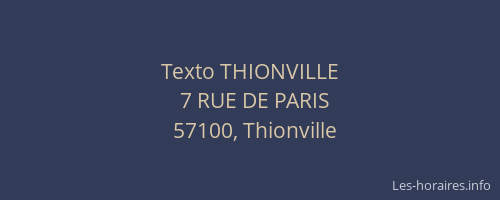 Texto THIONVILLE