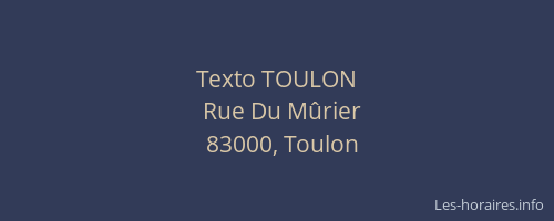 Texto TOULON