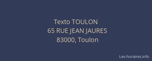 Texto TOULON