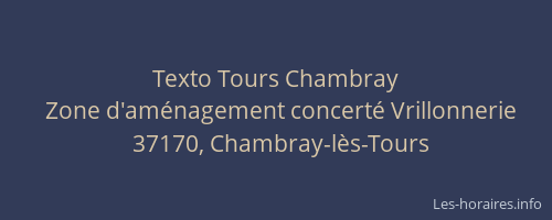 Texto Tours Chambray