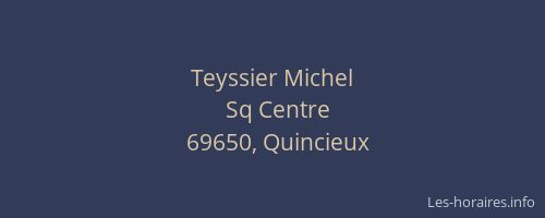 Teyssier Michel