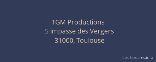 TGM Productions