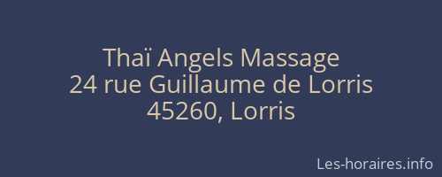 Thaï Angels Massage